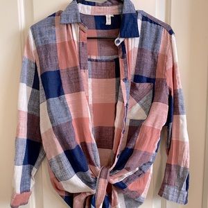 Button up linen shirt